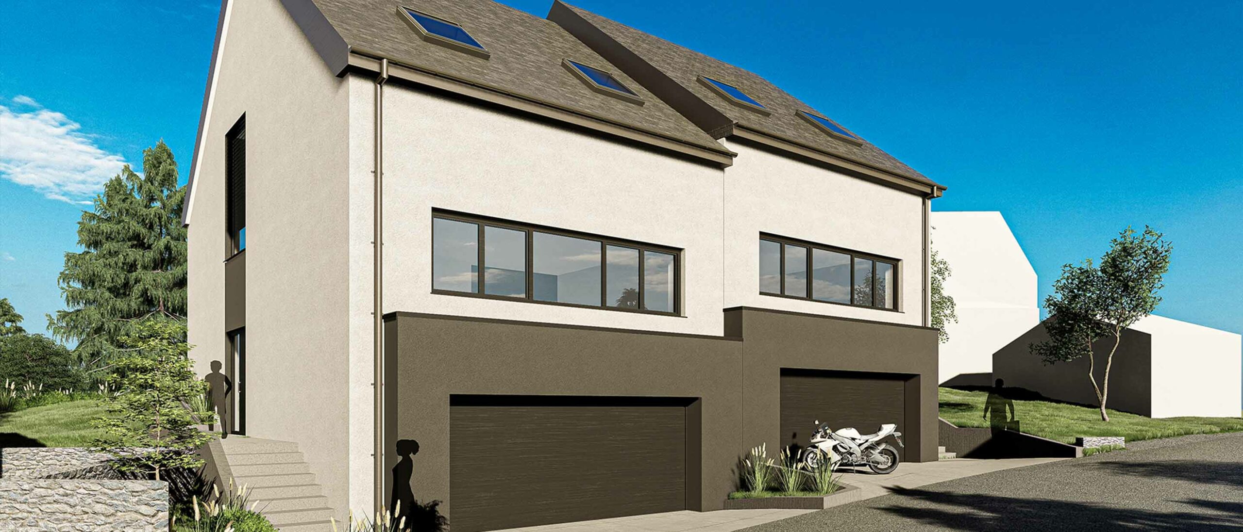 BECKERICH – 2 maisons jumelées