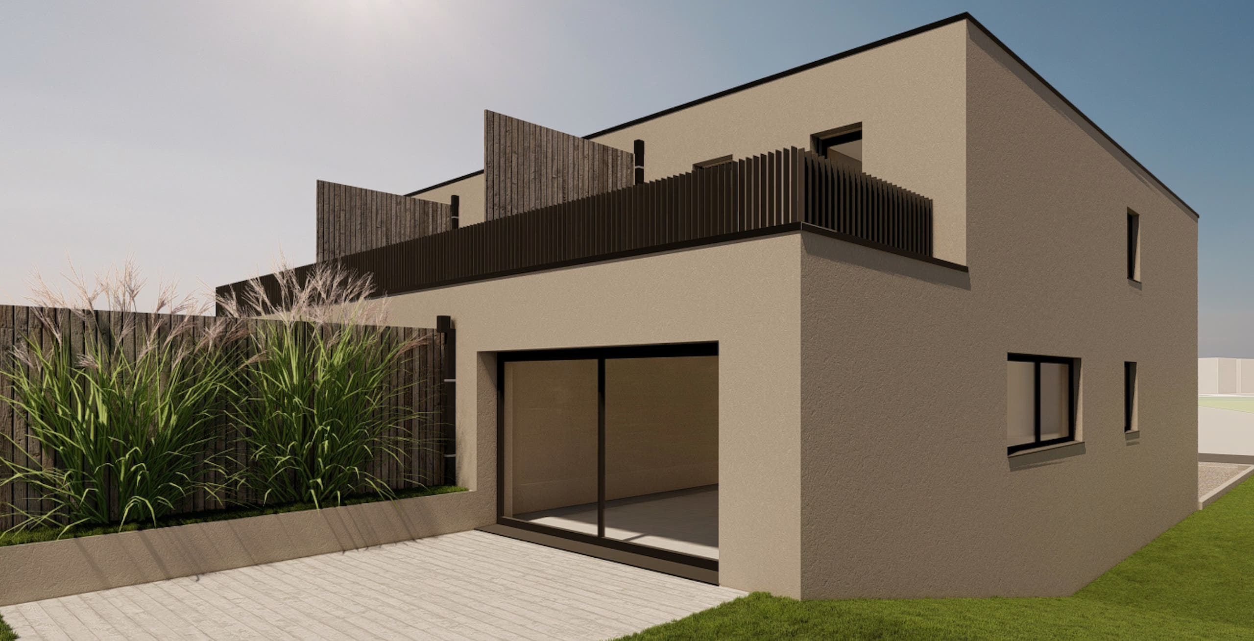 STEINSEL 3 maisons unifamiliales en bande Trend House