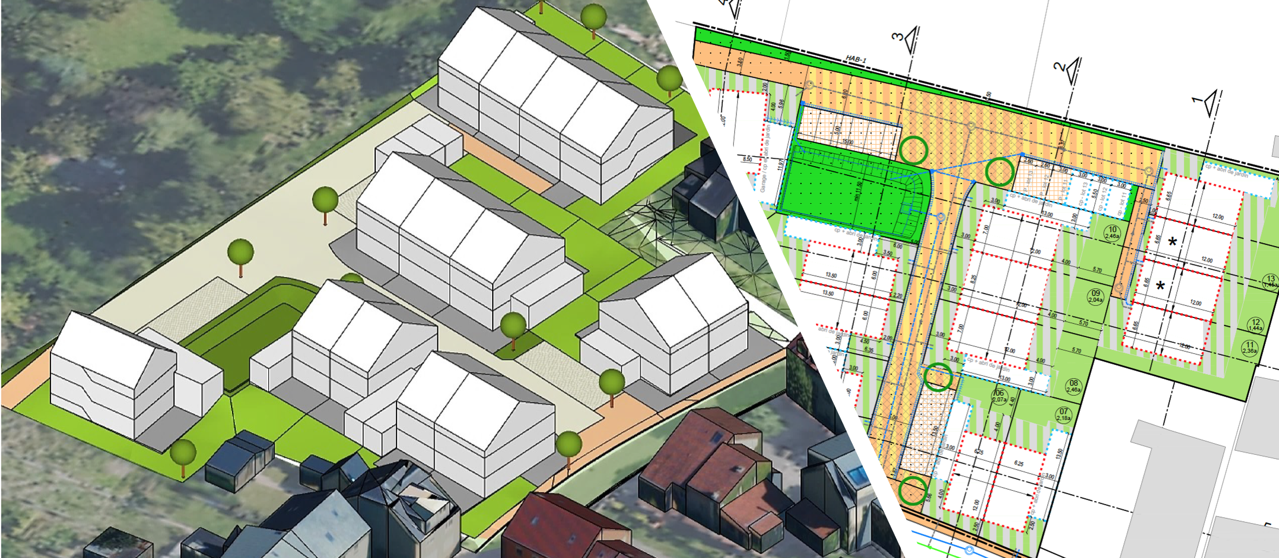 Helmdange – Development of 14 single-family houses