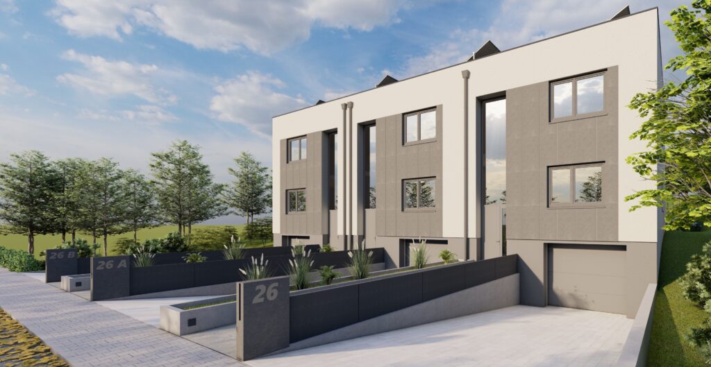 STEINSEL 3 maisons unifamiliales en bande Trend House