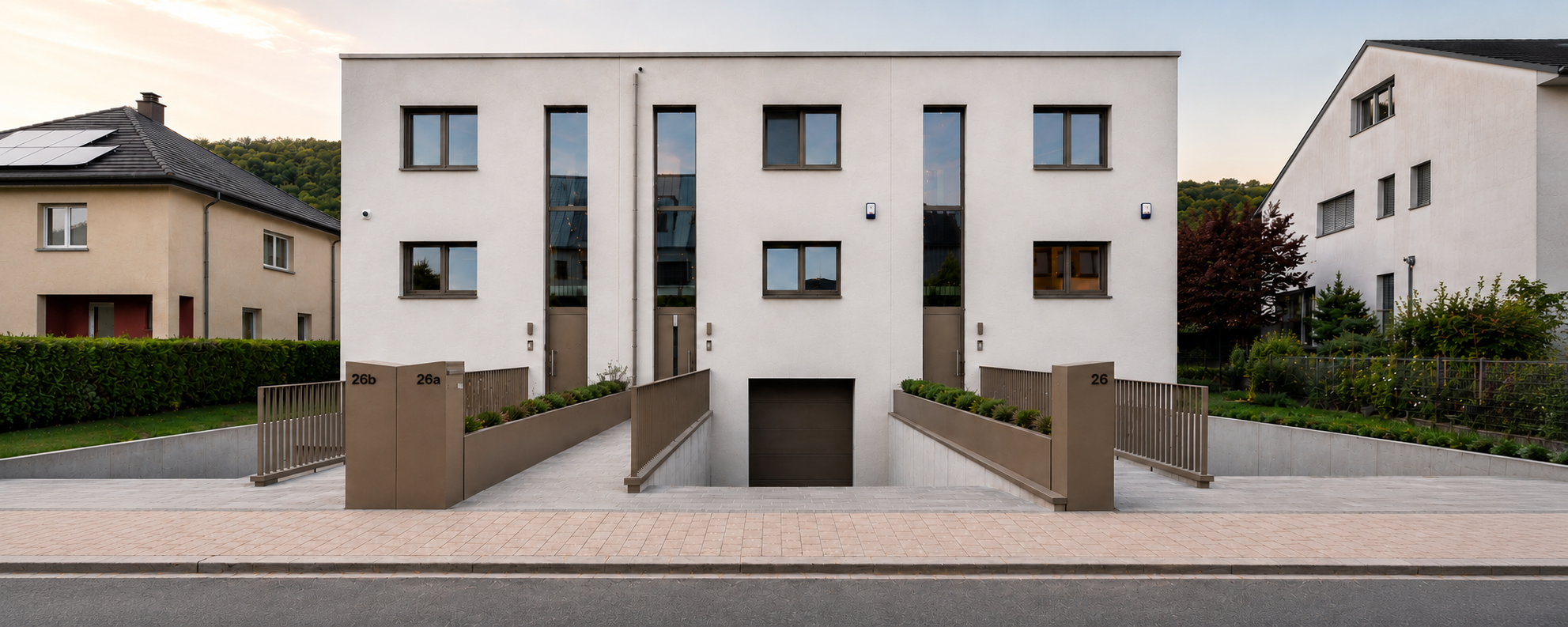 Steinsel – 3 Maisons en bande